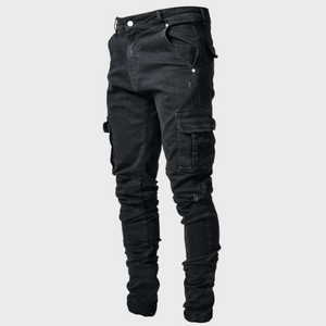 Cargo Jeans - Slim fit - Stretch - Skinny Jeans - Herrenjeans-Fashion Peak