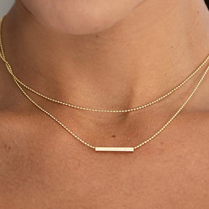 Mehrreihige Halskette – Minimalistische goldene Halskette für Frauen zum Kombinieren-Fashion Peak