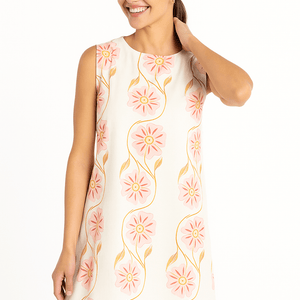 Minikleid – Ärmelloses Sommerkleid mit Blumenmuster für Damen-Fashion Peak