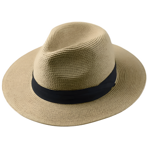 Strohhut Herren - Panamahut aus Korbgeflecht für den Sommer-Fashion Peak