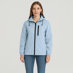 Windbreaker Jacke | Kapuze | Outdoor | Wasserdichte Jacke | Damenjacke-Fashion Peak