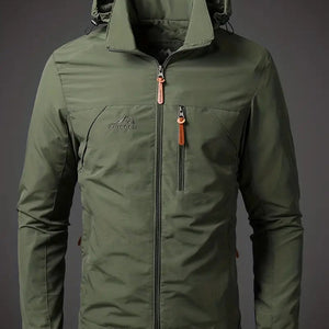 Windjacke | Leicht | Mit Kapuze | Outdoorjacke | Herrenjacke-Fashion Peak
