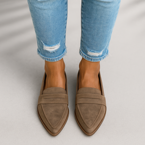 Spitze Ballerinas – Elegante flache Loafer-Schuhe für Damen-Fashion Peak